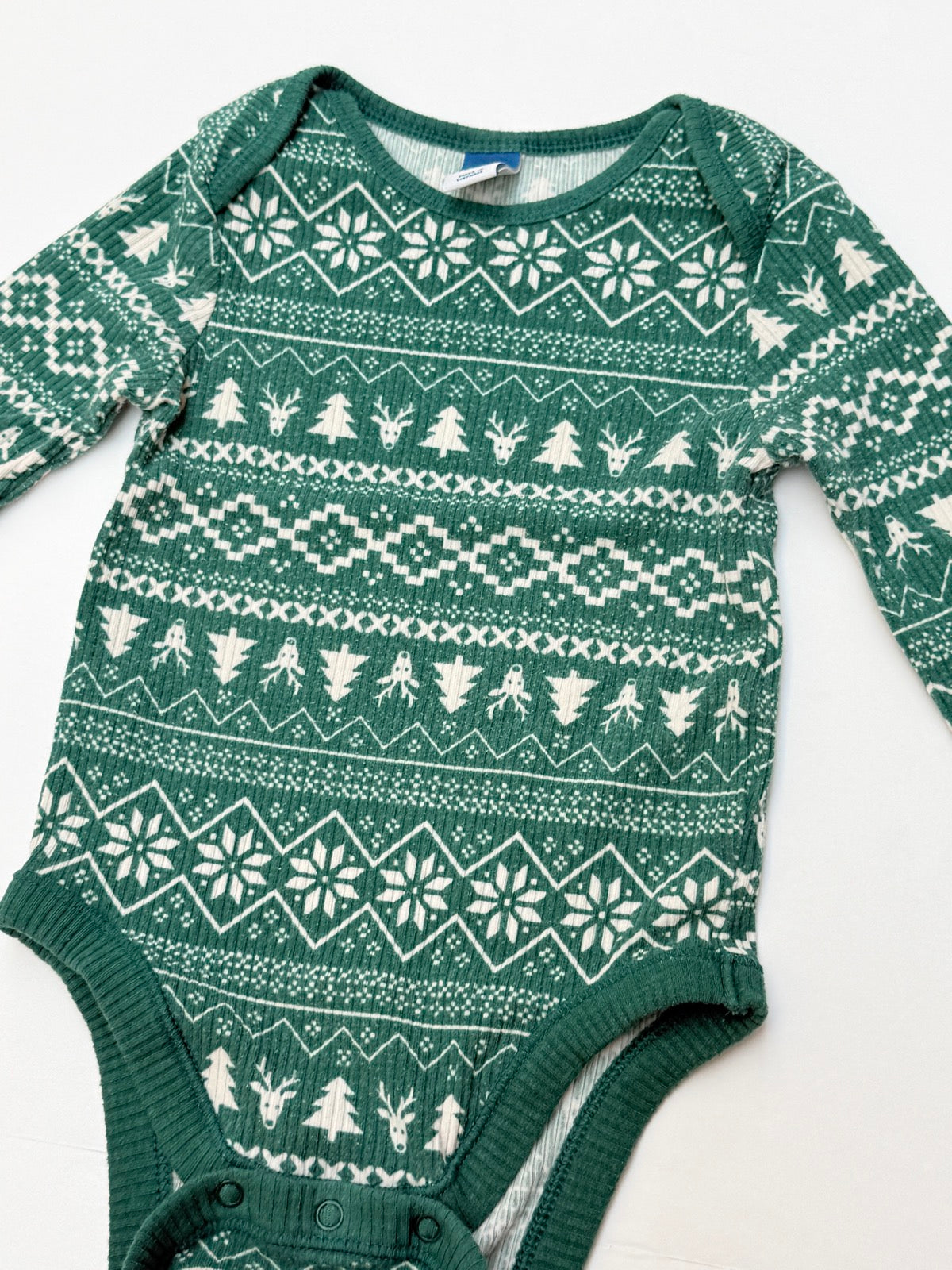 Old Navy Fair Isle Bodysuit Size 12-18M