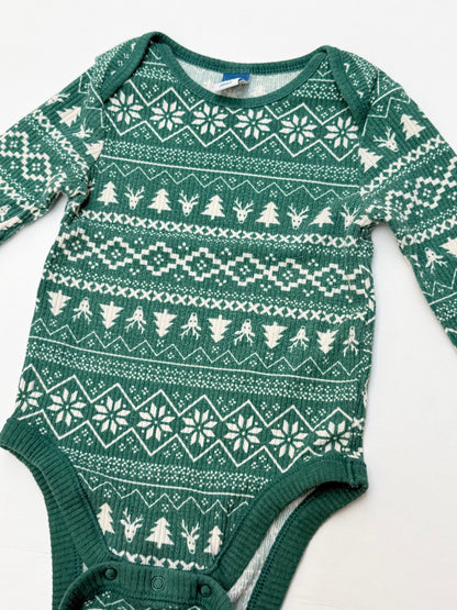 Old Navy Fair Isle Bodysuit Size 12-18M
