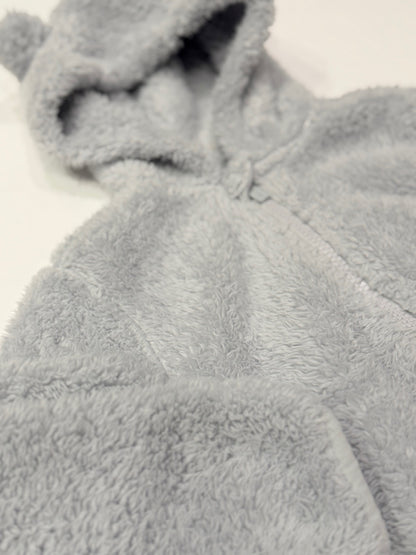 Old Navy Gray Bear Fleece Hoodie 4T