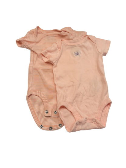 Carter's Peach Bodysuit 2-Pack Newborn