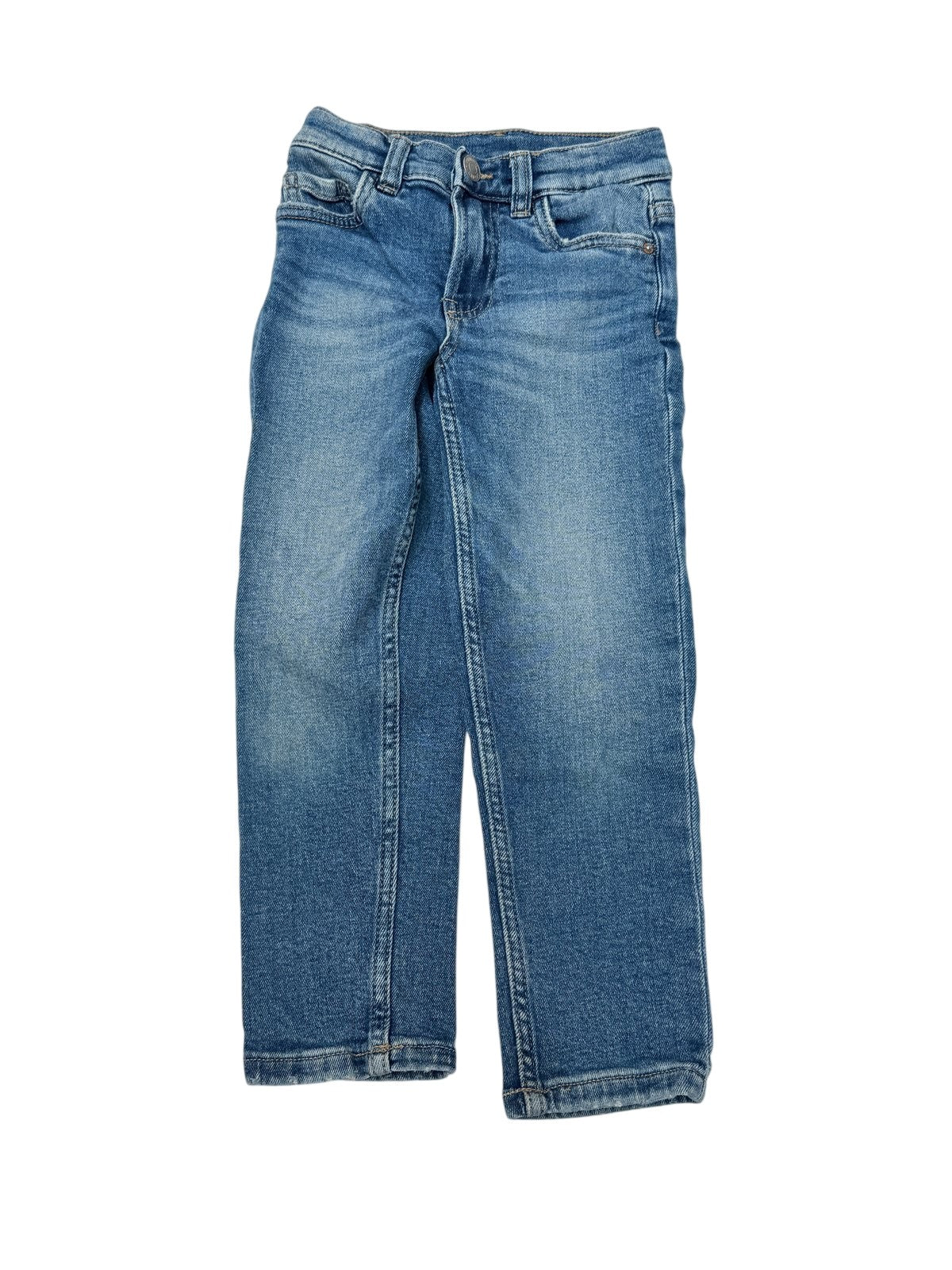 Zara Medium Wash Straight Jeans Size 6Y