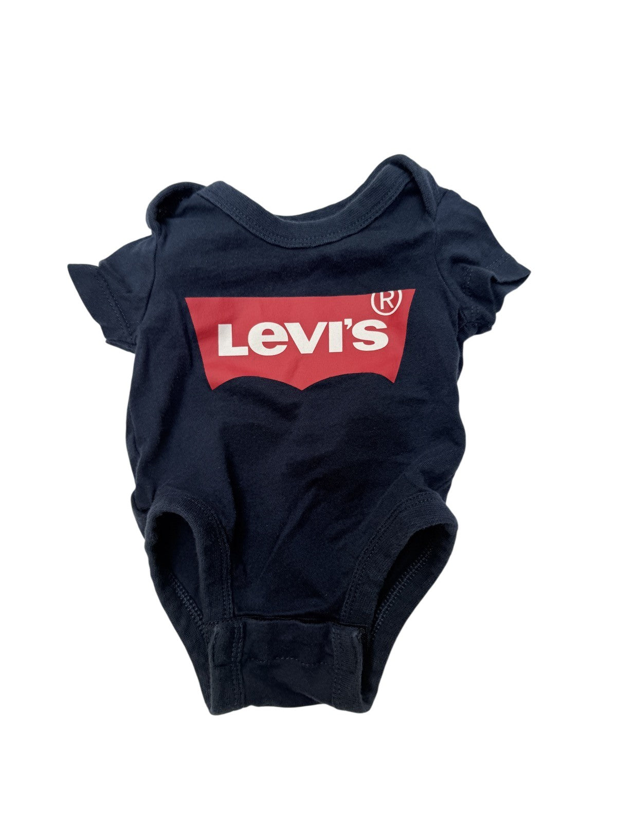 Levi's Navy Logo Bodysuit Newborn