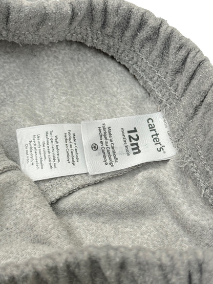 Carter's Gray Fleece Sweatshirt 12m