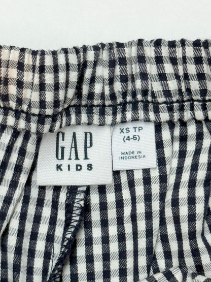 Gap Kids Gingham Drawstring Shorts 4-5