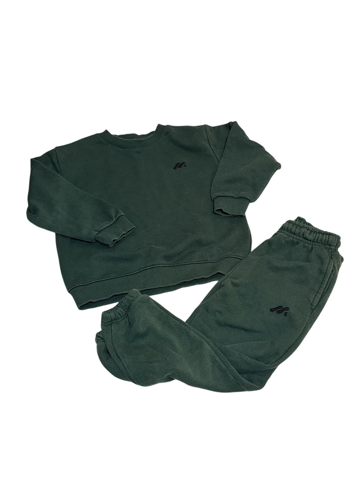 Zara Green Sweatsuit Set Size 4T