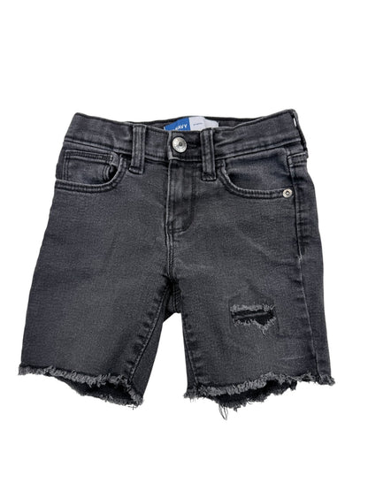 Old Navy Black Distressed Denim Shorts 4T