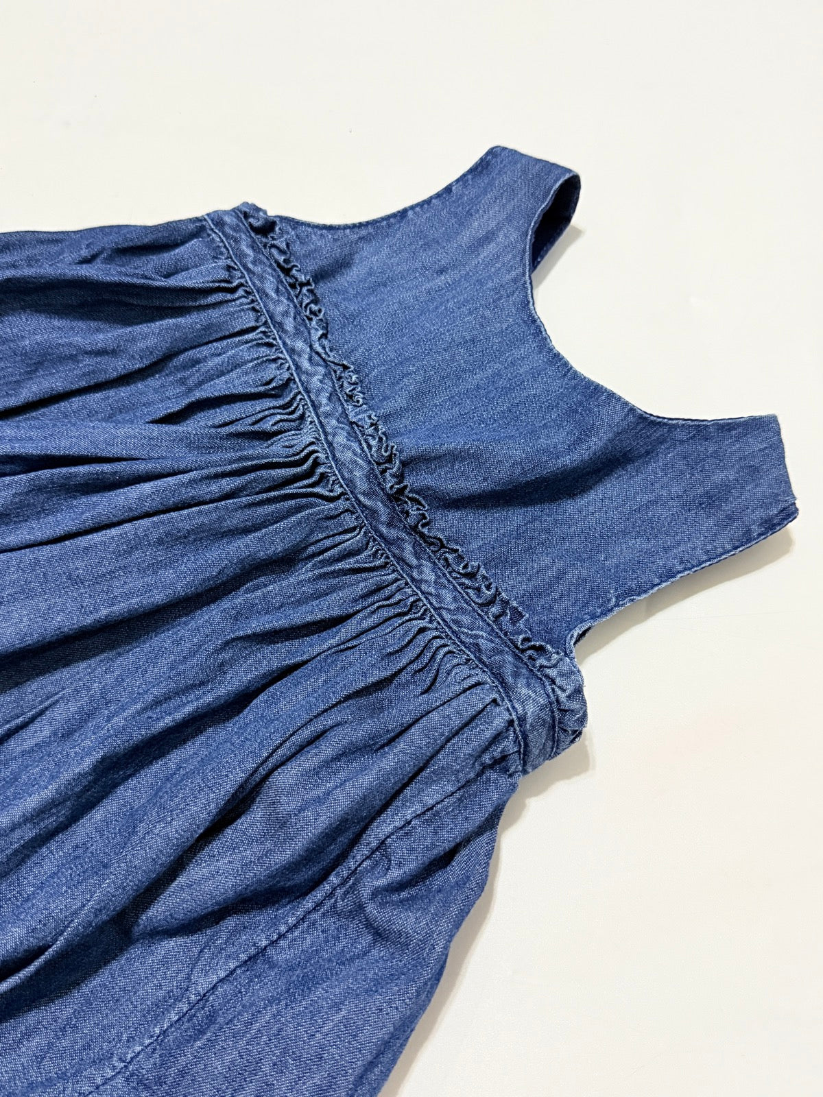 babyGap Chambray Blue Dress 12-18m