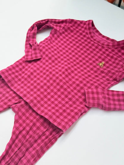 Baby Gap Gingham Pajama Set 12-18m