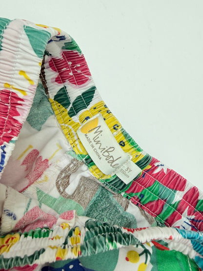 Mini Boden Tropical Print Shorts Size 5Y