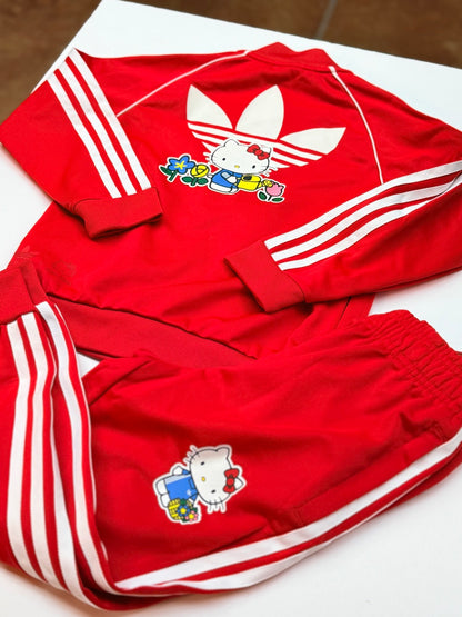 Adidas x Hello Kitty Track Suit Set Size 5-6Y