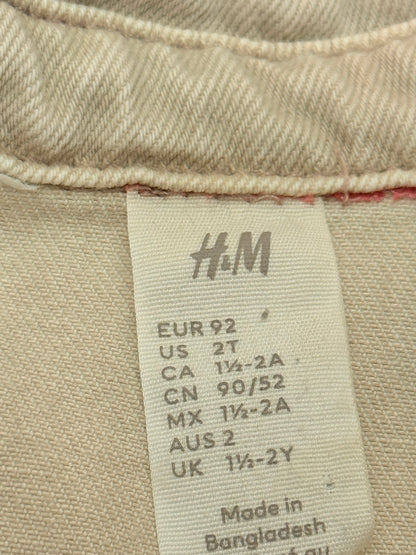 H&M Beige Denim Shirt 2T