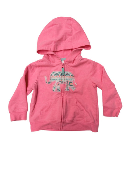 Carter's Elephant Zip Hoodie 12 Months