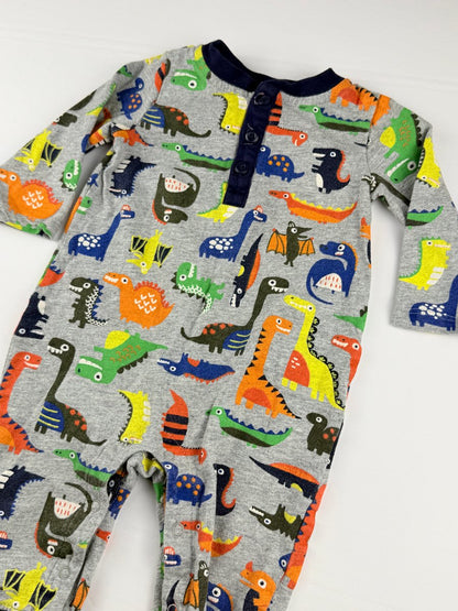 Gymboree Dinosaur Print Romper 6-12M