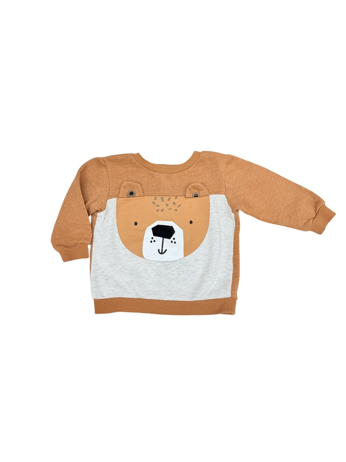 George Bear Face Sweatshirt 12-18M