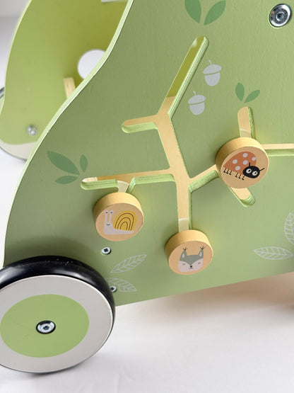 Coco Village - Wooden Activity Baby Walker Sage Green