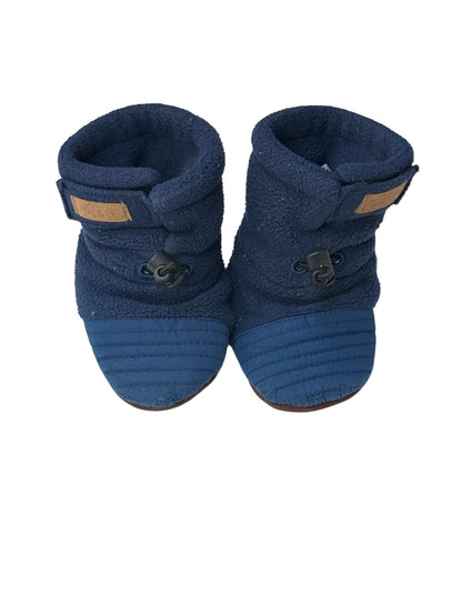 Jan & Jul Navy Fleece Baby Booties Size S