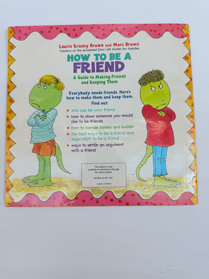 Laurie Krasny Brown How to Be a Friend