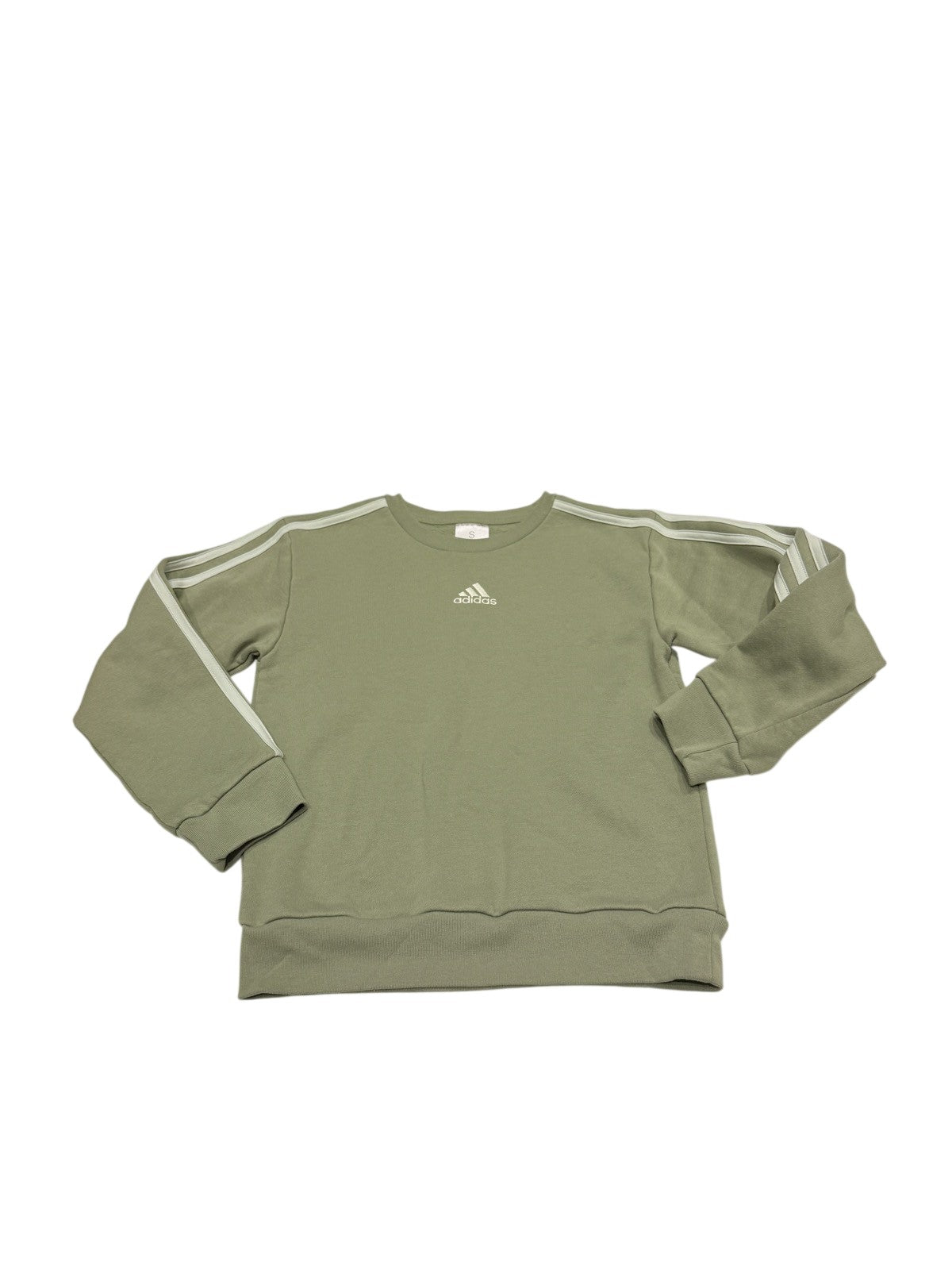 Adidas 3-Stripe Crewneck Sweatshirt Size 8Y