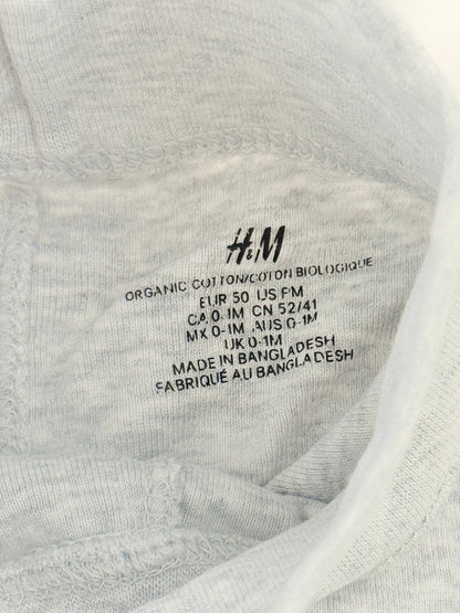 H&M Gray Footed Leggings 0-1M