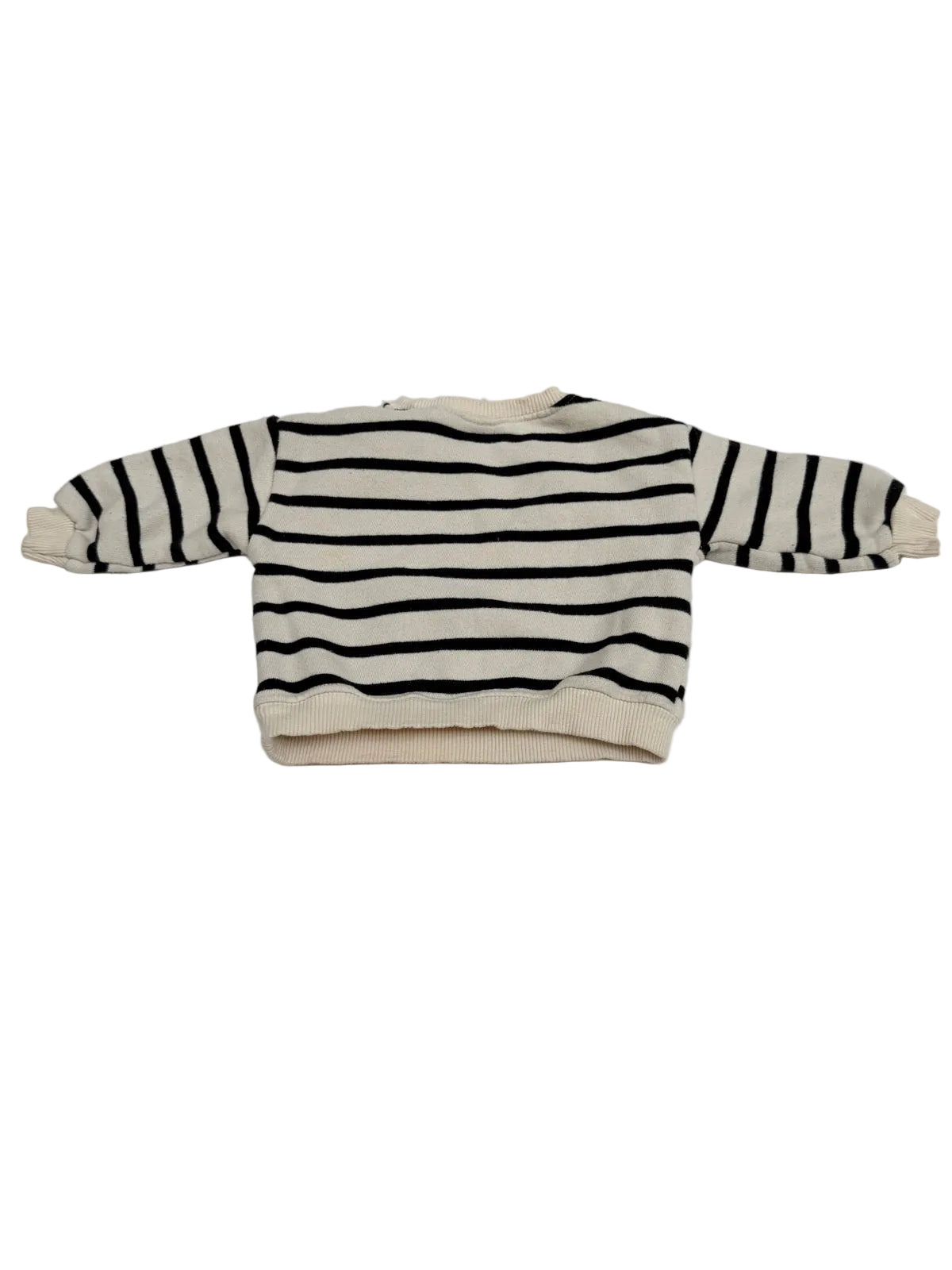 Zara Calm Mood Striped Sweatshirt 3-6M