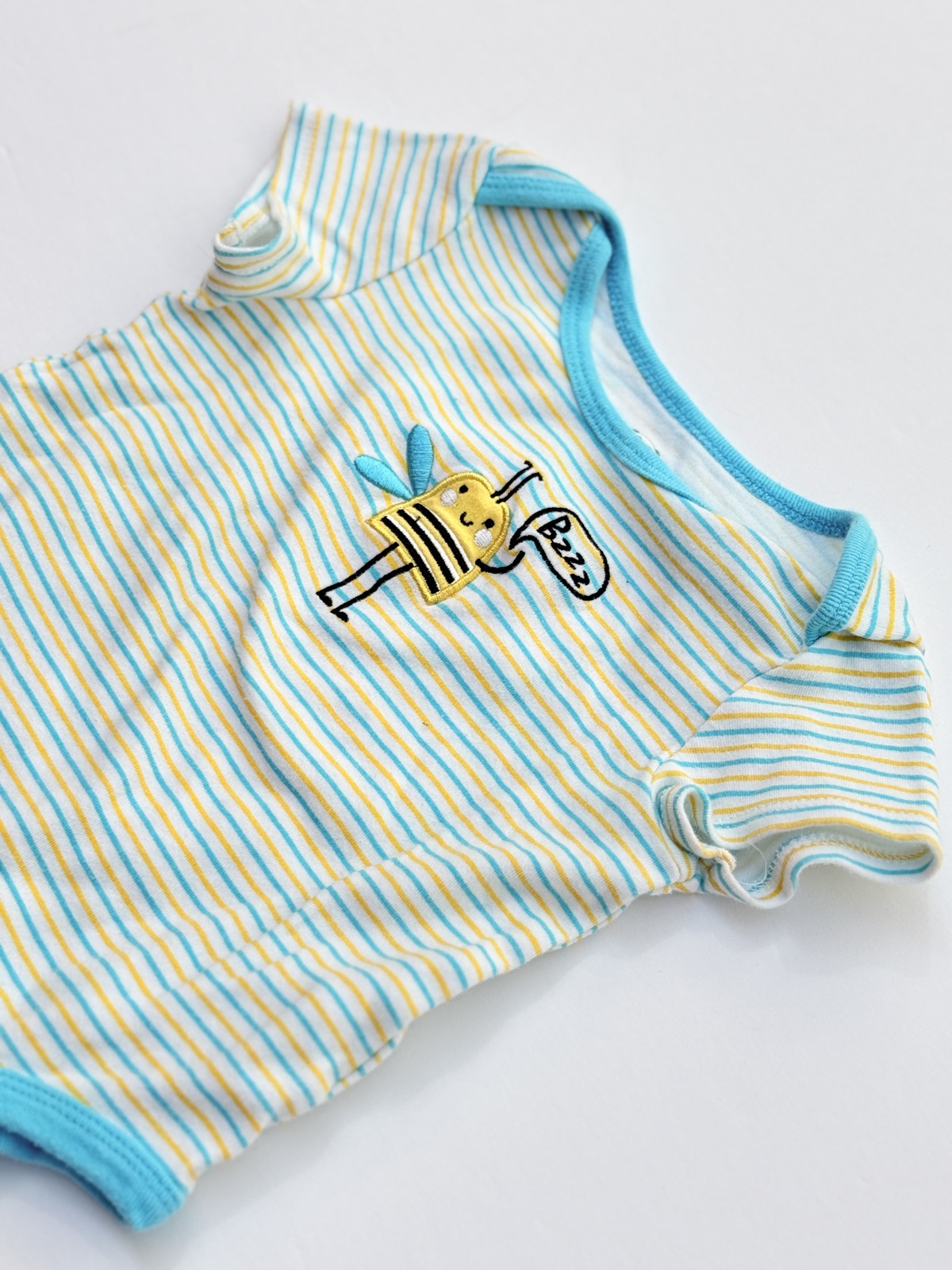 Rococo Striped Bee Bodysuit 18m