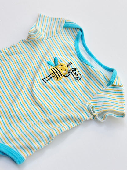 Rococo Striped Bee Bodysuit 18m