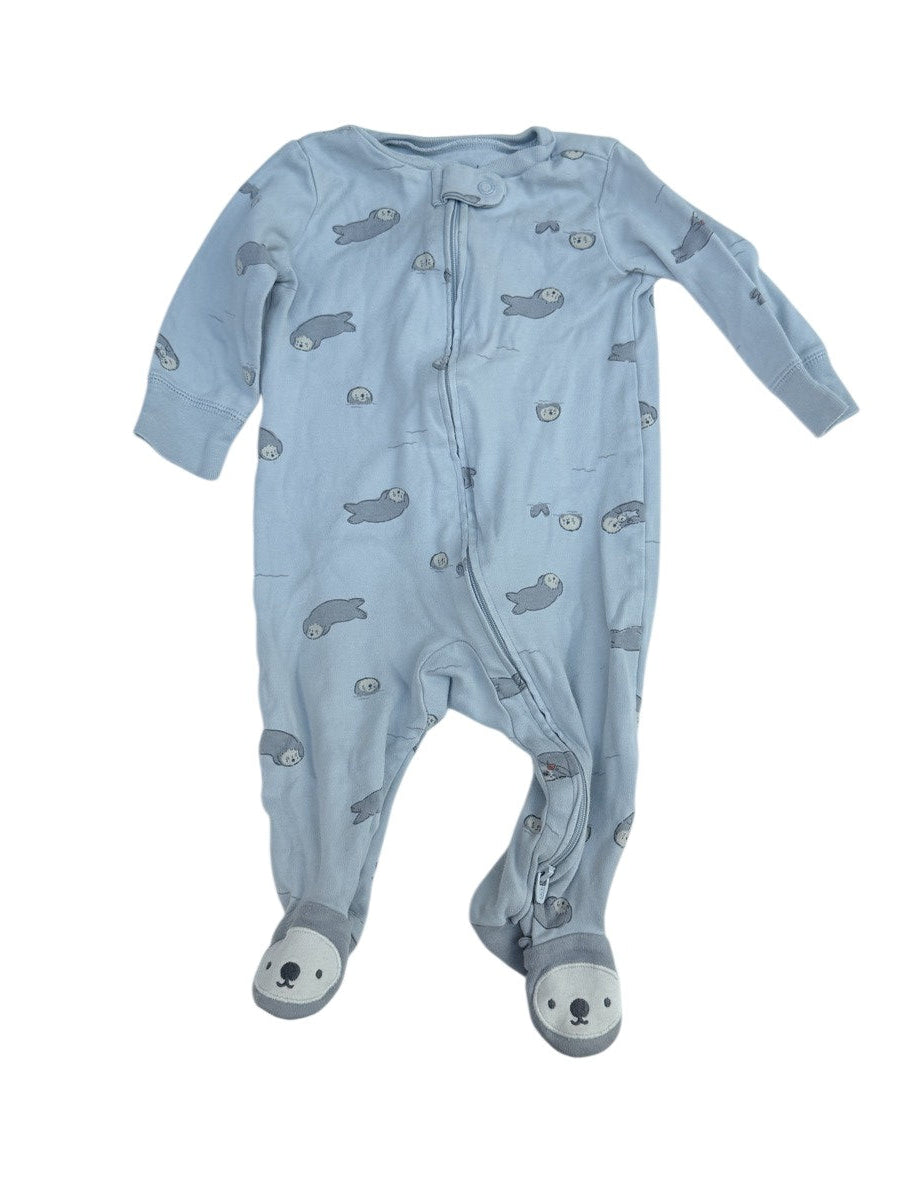 Carter's Otter Print Sleeper 6M