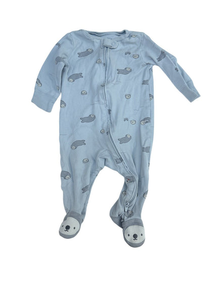 Carter's Otter Print Sleeper 6M