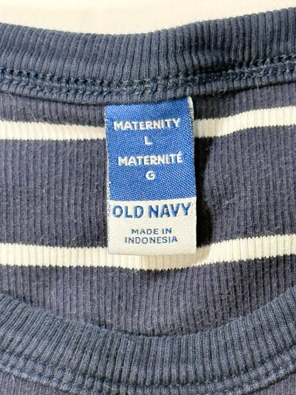 Old Navy Maternity Striped Nursing Dress Size L