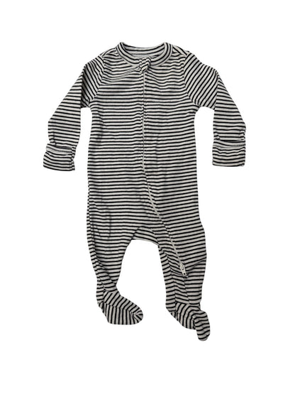 Old Navy Striped Zip Footed Sleeper 0-3M