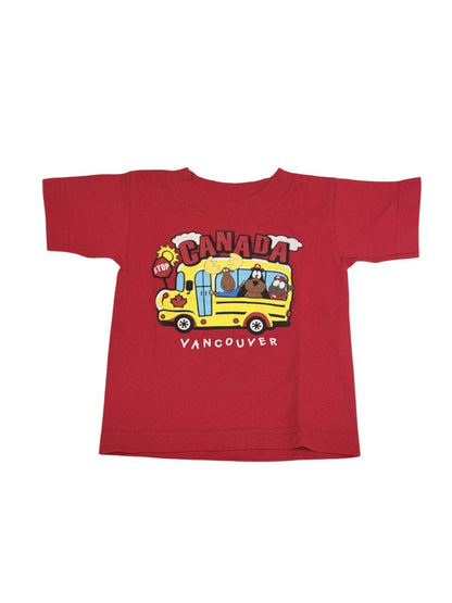 Vancouver Canada Souvenir Red T-Shirt 2T