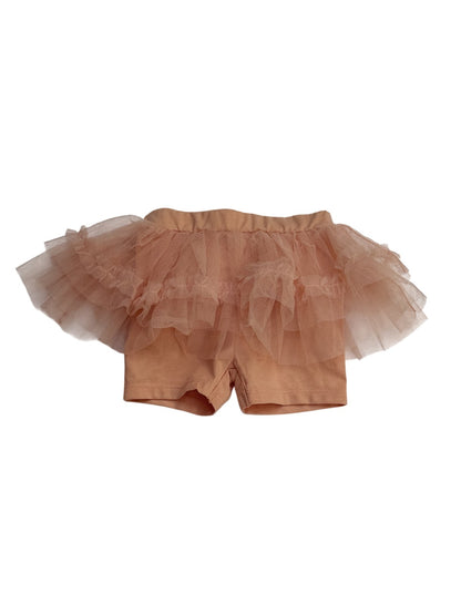 PL Baby Peach Tutu Shorts 3m