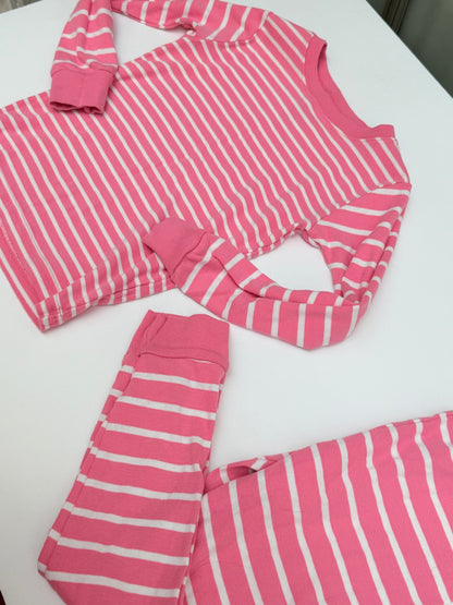 Carter's Pink Stripe Pajama Set 6/6A