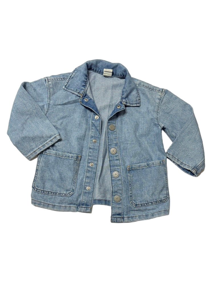 H&M - Soft Jacket Denim style Jacket 1.5-2T