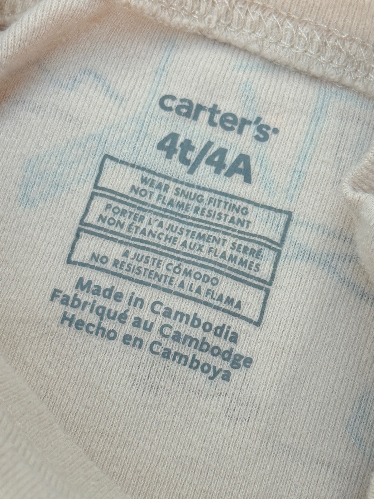 Carter's Beach Print Pajama Set 4T
