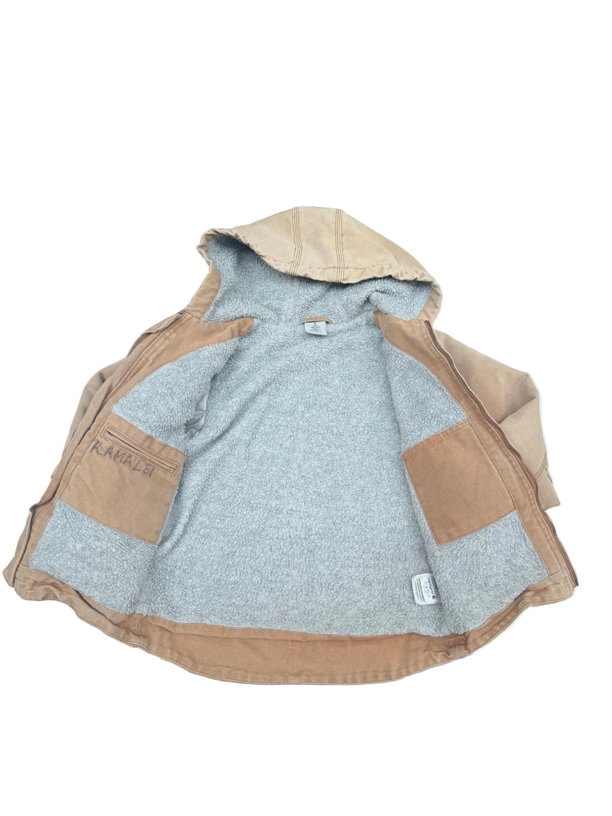 Carhartt Sherpa Lined Canvas Jacket Size 6