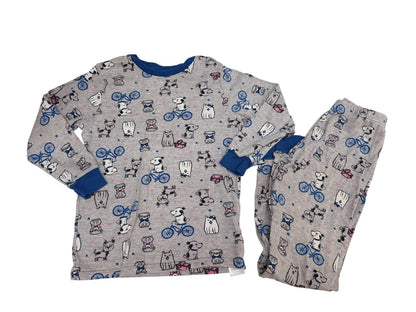 Kirkland Dog Bicycle Pajama Set Size 10