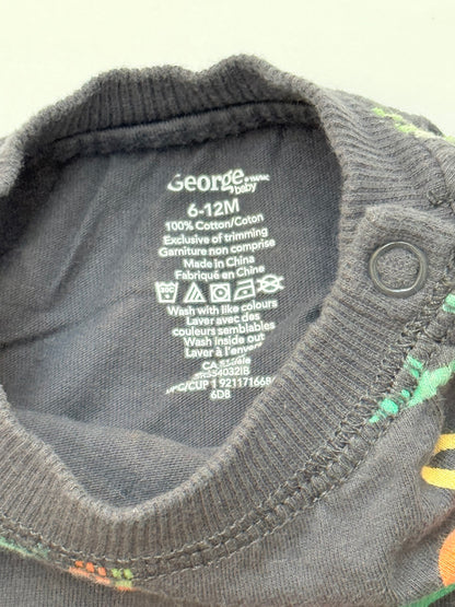 George Baby Dinosaur Print Romper 6-12M
