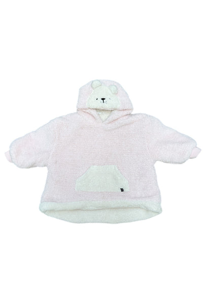 BIG & COZY Deux par Deux Pink Bear Sherpa Hoodie Cuddle Hoodie Siz 3-5Y