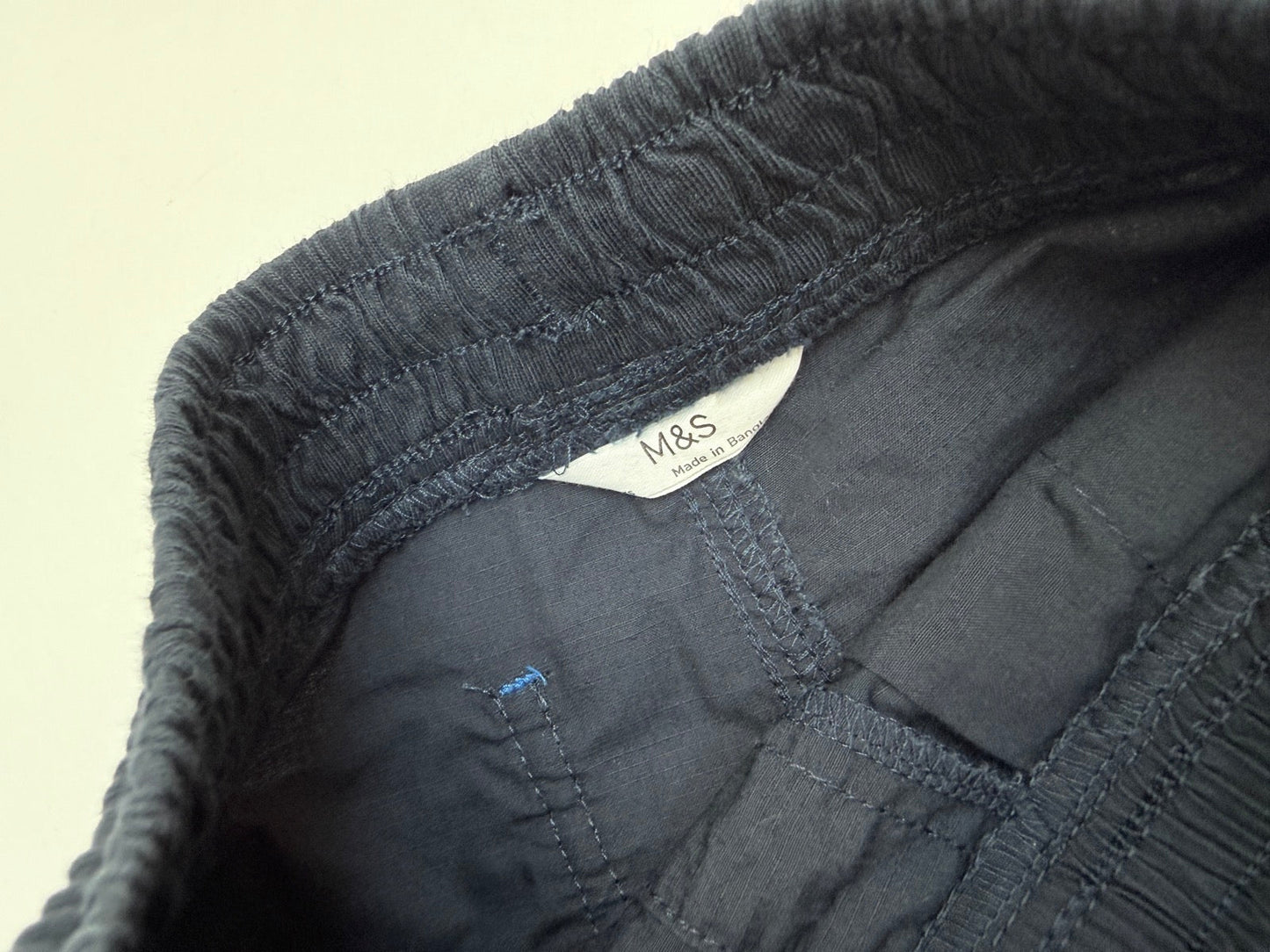 M&S Navy Shorts 2-3Y