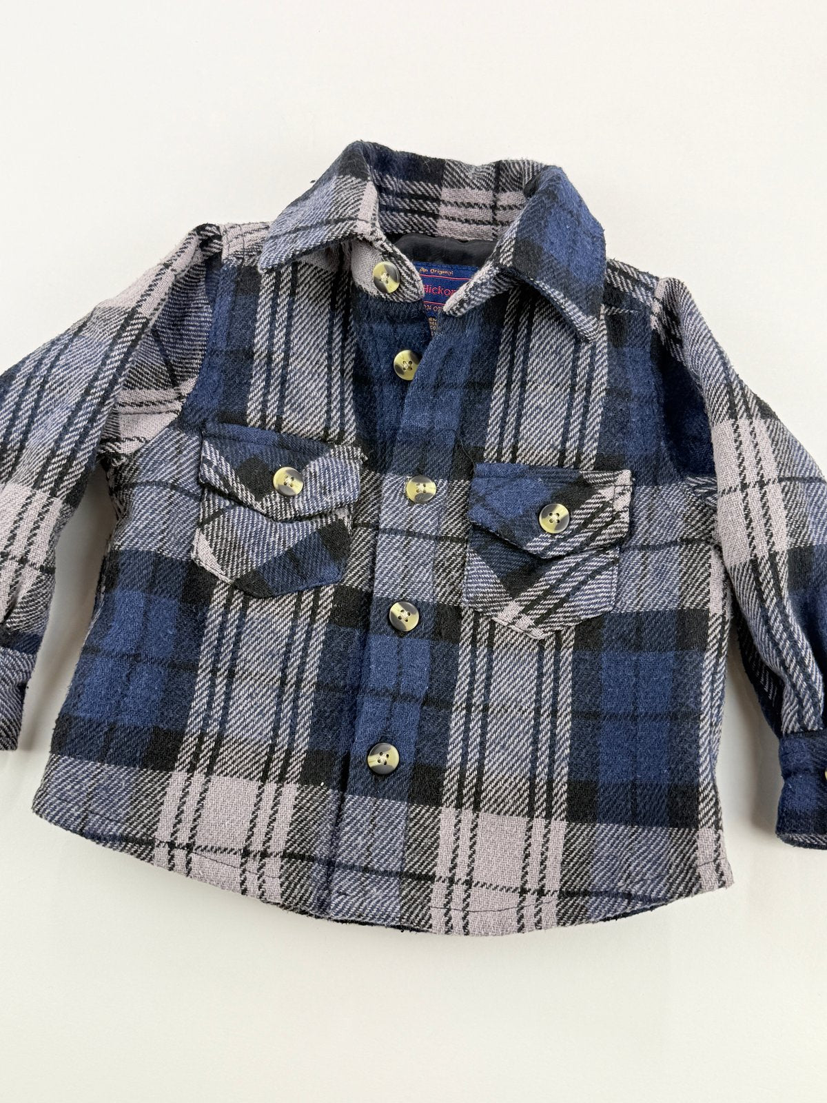 Lil' Hickory Plaid Flannel Jacket 6M