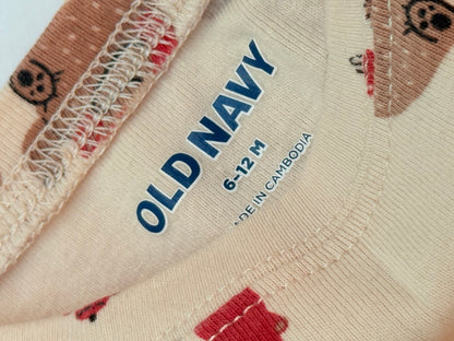 Old Navy Bear Pajama Set 6-12M