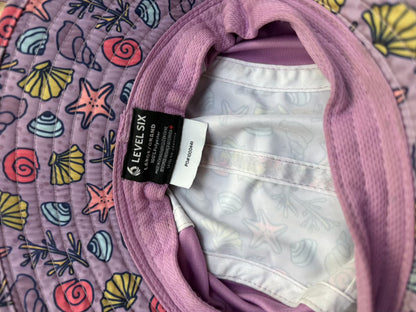 Level Six Seashell Print Sun Hat Large