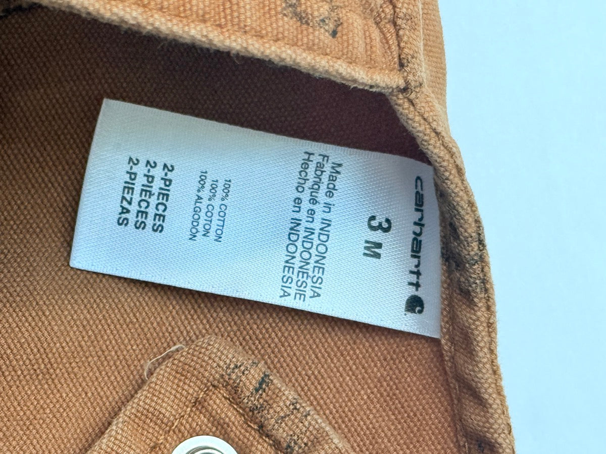 Carhartt Wildlife Print Canvas Overalls 3M