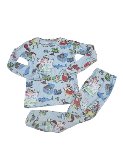 Books to Bed How to Babysit Grandpa Pajama Set 4