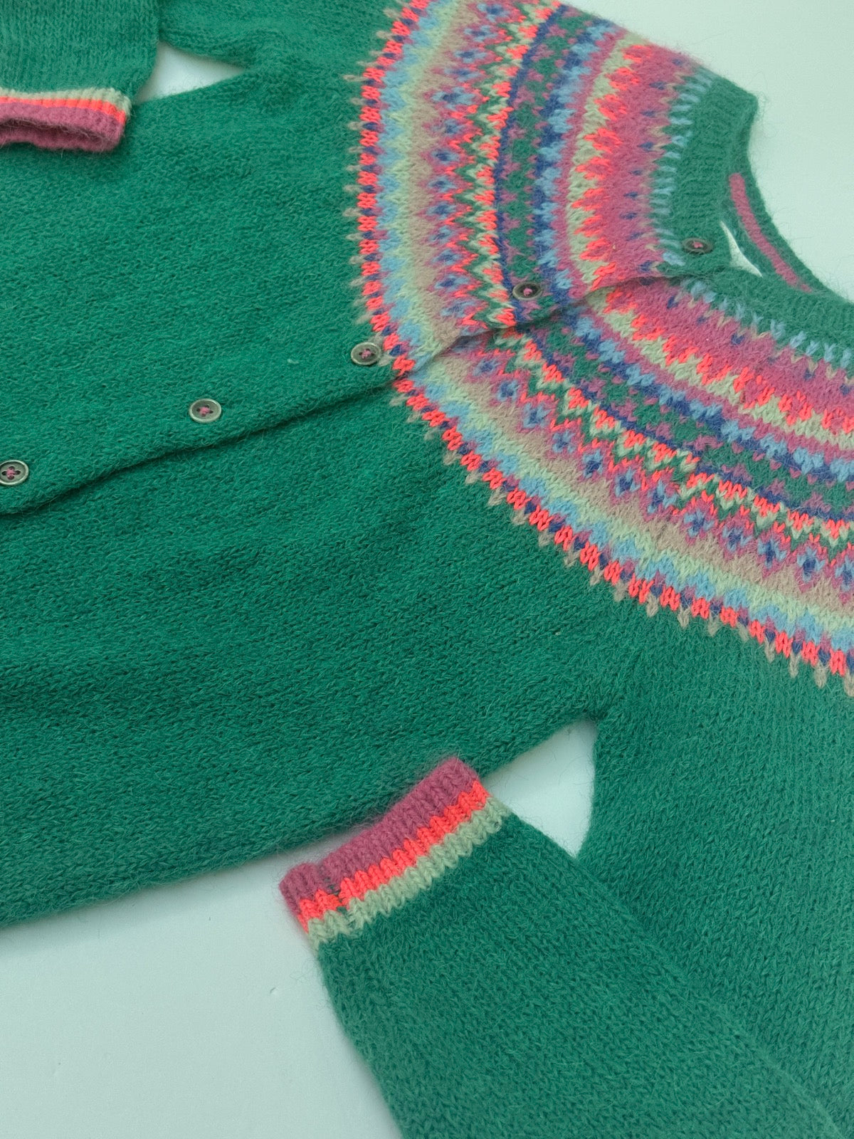 Mini Boden Fair Isle Cardigan 4-5Y