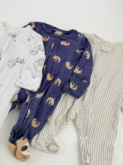 Carter's Child of Mine 4-Pack Sleepers Newborn