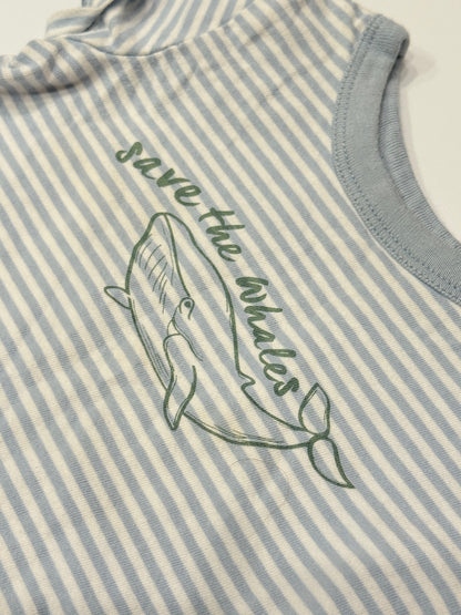 Rise Little Earthling Save the Whales Tee 6-9M