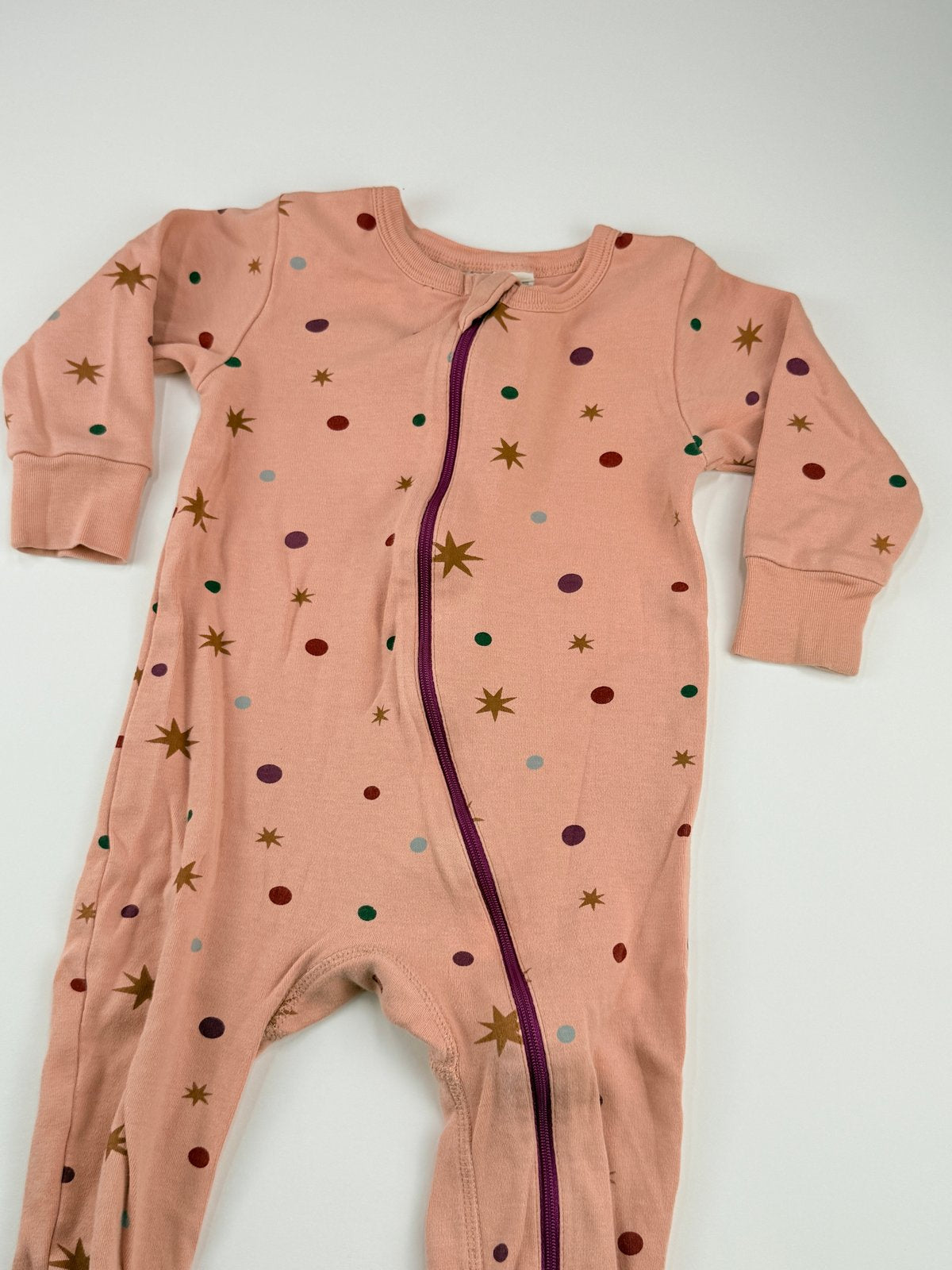Parade Pink Star Print Pajamas 12-18M
