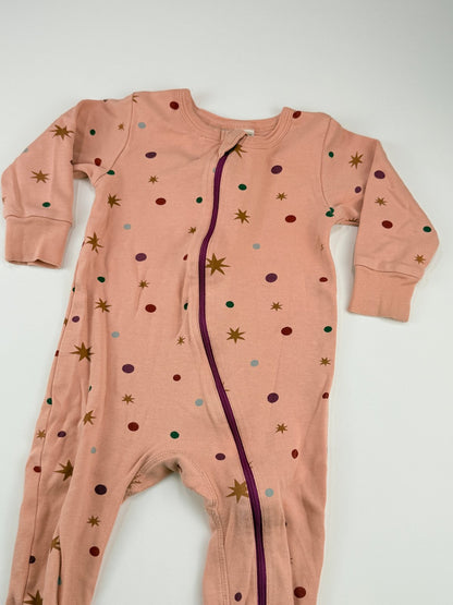 Parade Pink Star Print Pajamas 12-18M